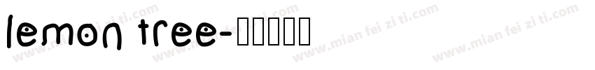 lemon tree字体转换
